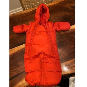 Gap kids down bunting / outdoor sleep bag  0-3